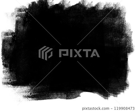 A spot of black paint with uneven edges on white A spot of black paint with uneven edges on white 119908473