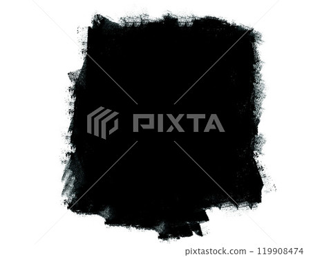 A large spot of black paint highlighted on a white background A large spot of black paint highlighted on a white background 119908474