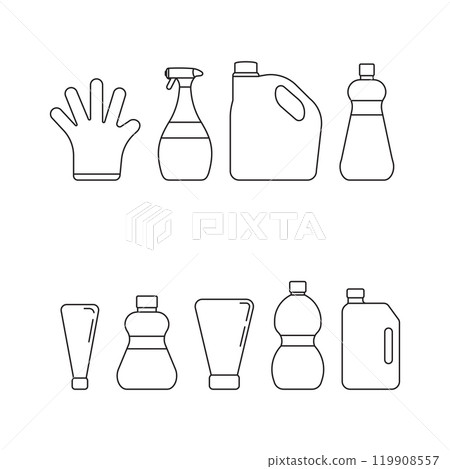 Water Pollution icon vector stock illustration 119908557