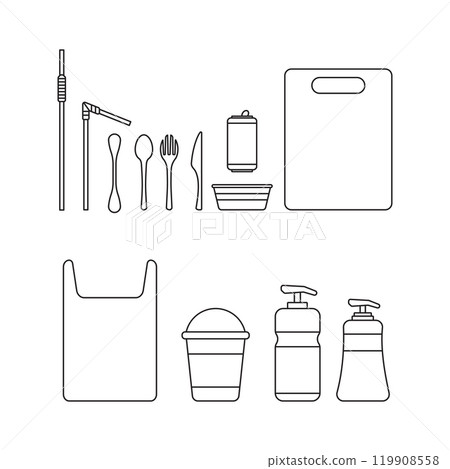 Water Pollution icon vector stock illustration 119908558