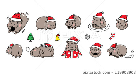 pygmy hippo icon christmas santa claus Baby Hippo snowflake candy cane gift box vector hippopotamuses zoo pet animal cartoon character logo symbol illustration clip art isolated design pygmy hippo icon christmas santa claus Baby Hippo snowflake candy cane gift box vector hippopotamuses zoo pet animal cartoon character logo symbol illustration clip art isolated design 119908908
