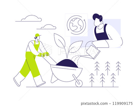 Habitat restoration abstract concept vector illustration. Habitat restoration abstract concept vector illustration. 119909175