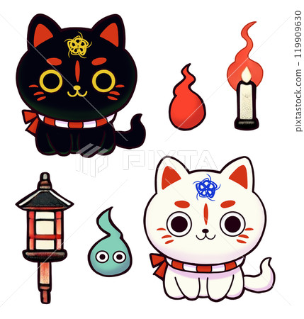 Cute monster set 119909630