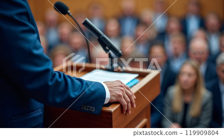 public meeting, election speech, politician speaks, presidential candidate delivering, Election United States, politician stands, election day, american election background 119909804