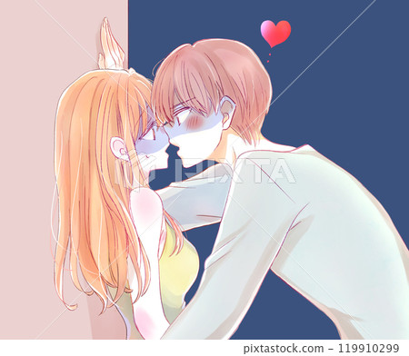 Men and women doing kabedon, disgusting, yandere 119910299