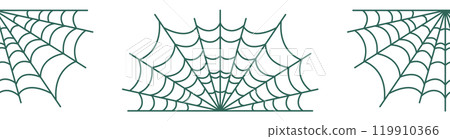 Horizontal border, set Magic and heavens seamless pattern, with magical elements 119910366