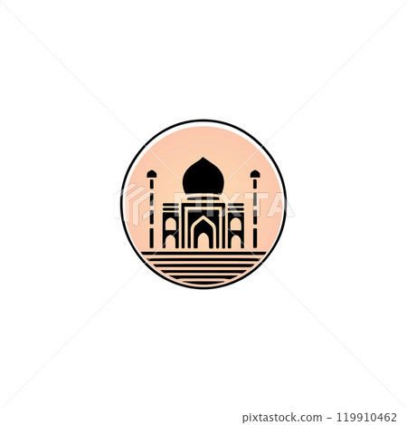 mosque logo icon vector illustration design mosque logo icon vector illustration design 119910462