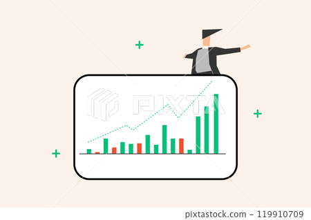 business person trading success growing growth market investment finance concept. business happy professional profit bullish graph stock market chart investor economy work vector. business person trading success growing growth market investment finance concept. business happy professional profit bullish graph stock market chart investor economy work vector. 119910709