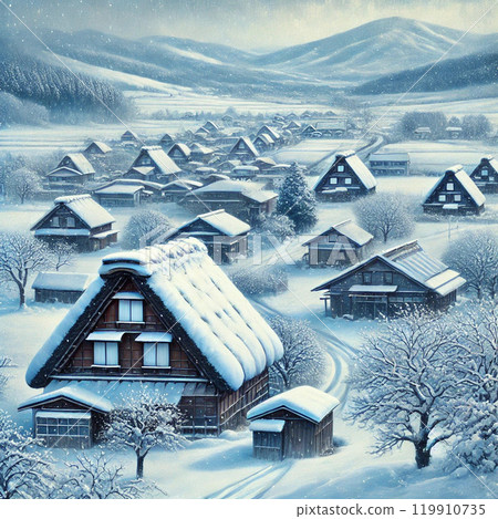 神秘雪村山水畫 神秘雪村山水畫 119910735