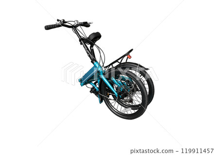 Folding bike in a package. Folding bike in a package. 119911457