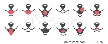 Painted dogs mouth Painted dogs mouth 119911979