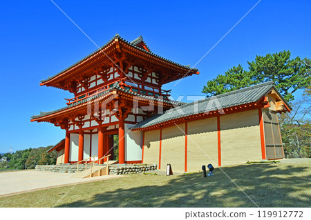 Miyagi Prefecture Taga Castle ruins: restored south gate on public display for the first time Miyagi Prefecture Taga Castle ruins: restored south gate on public display for the first time 119912772