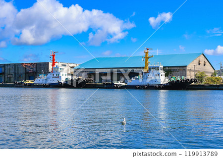 北海道室蘭市室蘭港中央碼頭 119913789