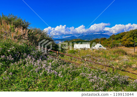 Hokkaido, Muroran City, Etomo Peninsula, Cape Chikyu Promenade 119913844