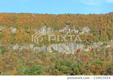 秋山鄉屏岩的秋天 秋山鄉屏岩的秋天 119913919