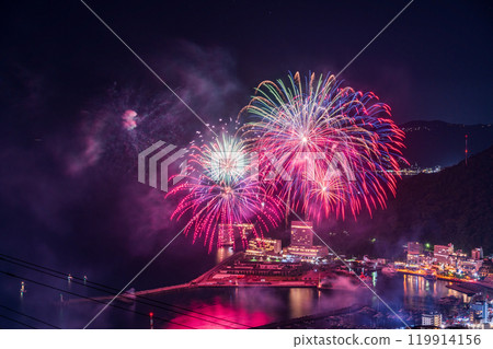 [Shizuoka Prefecture] Atami's million-dollar night view and seaside fireworks festival 119914156