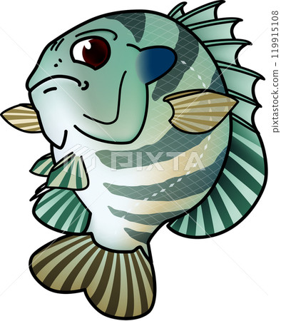 翻車魚插畫人物風格 119915108