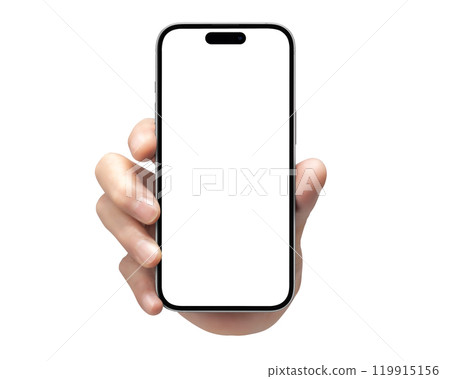 手與智能手機 手與智能手機 119915156