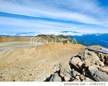 秋季登山禦嶽山:從劍峰眺望一池、二池 秋季登山禦嶽山:從劍峰眺望一池、二池 119915222