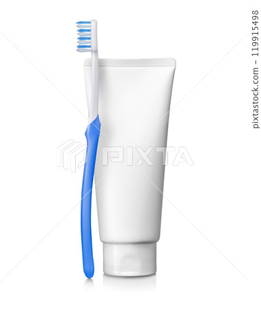Toothbrush and toothpaste tube 119915498