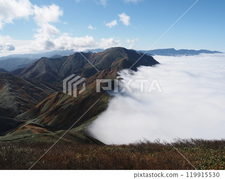 秋天從小值嘉澤之香看到的谷川主脈脊 秋天從小值嘉澤之香看到的谷川主脈脊 119915530