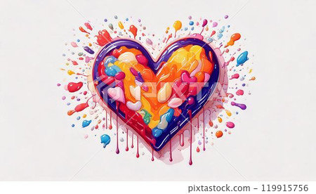 AI-generated images of various emotions melting like chocolate 119915756