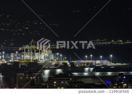 從紐西蘭威靈頓威爾斯王子公園欣賞城市與海港夜景 119916568