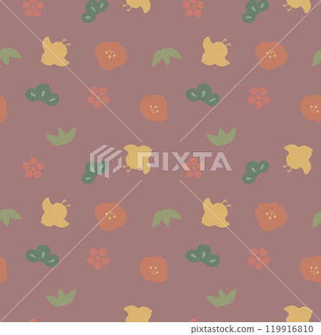 新年無縫圖案背景紅豆 新年無縫圖案背景紅豆 119916810