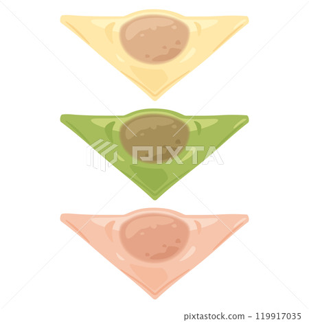 Three-colored Yatsuhashi Set 2 (Partly blurred) 119917035