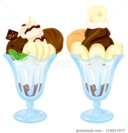 Chocolate Parfait Set Chocolate Parfait Set 119917077