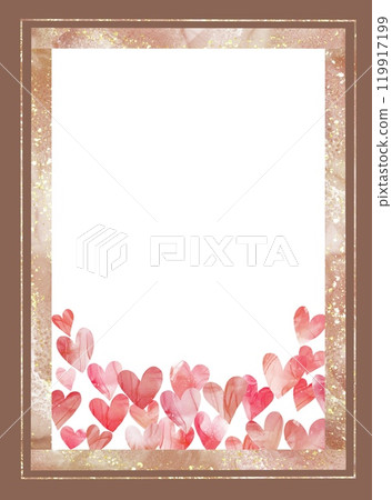 時尚的框架,框架中露出許多心形。適合結婚紀念日、情人節等。 時尚的框架,框架中露出許多心形。適合結婚紀念日、情人節等。 119917199