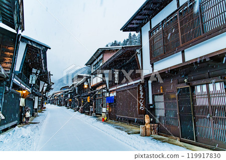 信州白雪皚皚的奈良宿 119917830