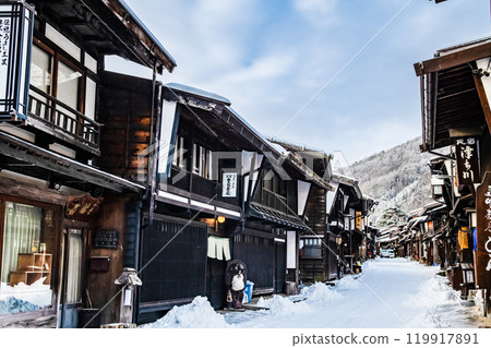 Snowy Naraijuku in Shinshu 119917891