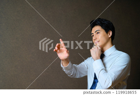 很酷的男性肖像 119918655