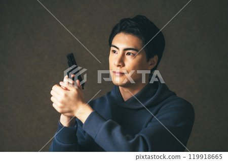 很酷的男性肖像 119918665