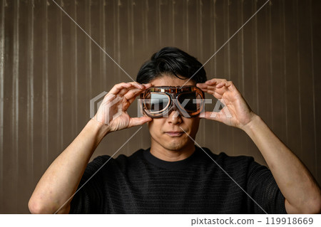 Good looking male portrait 119918669