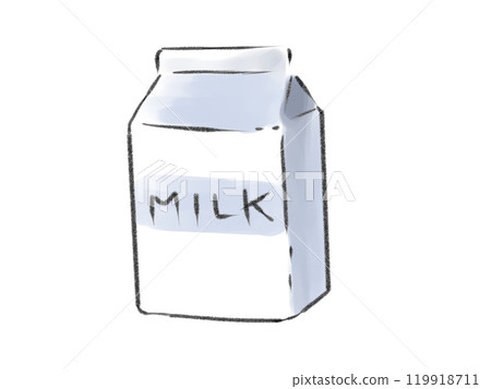 Simple milk illustration Simple milk illustration 119918711