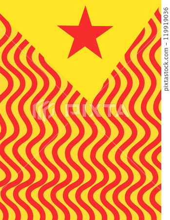 catalonia flag estelada 119919036