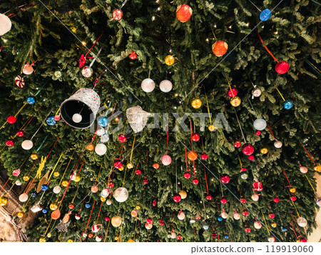 The Decorations Hanging From The Tree  119919060