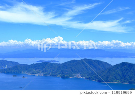 從野呂山眺望飛島街道與四國 從野呂山眺望飛島街道與四國 119919699