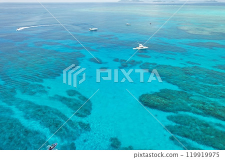 Aerial view of Chibishi Nagannu Island 2 119919975