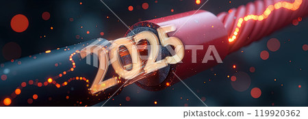 Cross section of high-voltage cable High quality photo Cross section of high-voltage cable High quality photo 119920362