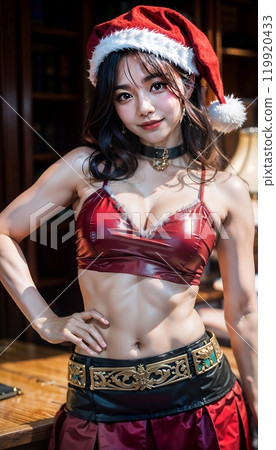 Wear a Santa costume to the event. 119920433