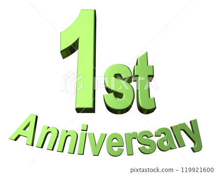 3DCG角色「1st Anniversary/一週年」綠、綠 3DCG角色「1st Anniversary/一週年」綠、綠 119921600