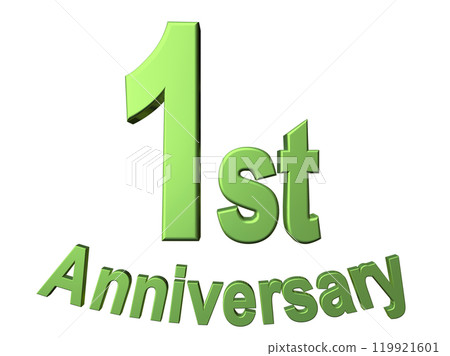 3DCG角色「1st Anniversary/一週年」綠、綠 3DCG角色「1st Anniversary/一週年」綠、綠 119921601