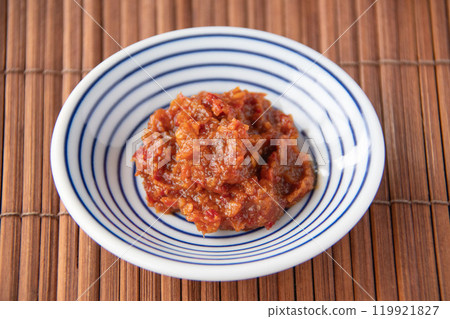 Red pepper miso 119921827