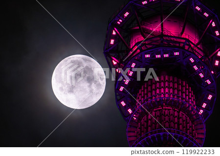 [東京] 天空樹與超級月亮 2024 年 10 月 17 日 119922233