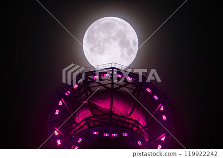 [東京] 天空樹與超級月亮 2024 年 10 月 17 日 119922242
