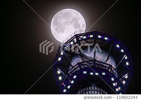 Tokyo Skytree and the Supermoon - October 17, 2024 Tokyo Skytree and the Supermoon - October 17, 2024 119922243