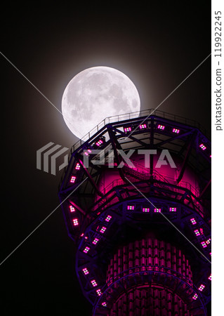 [東京] 天空樹與超級月亮 2024 年 10 月 17 日 119922245
